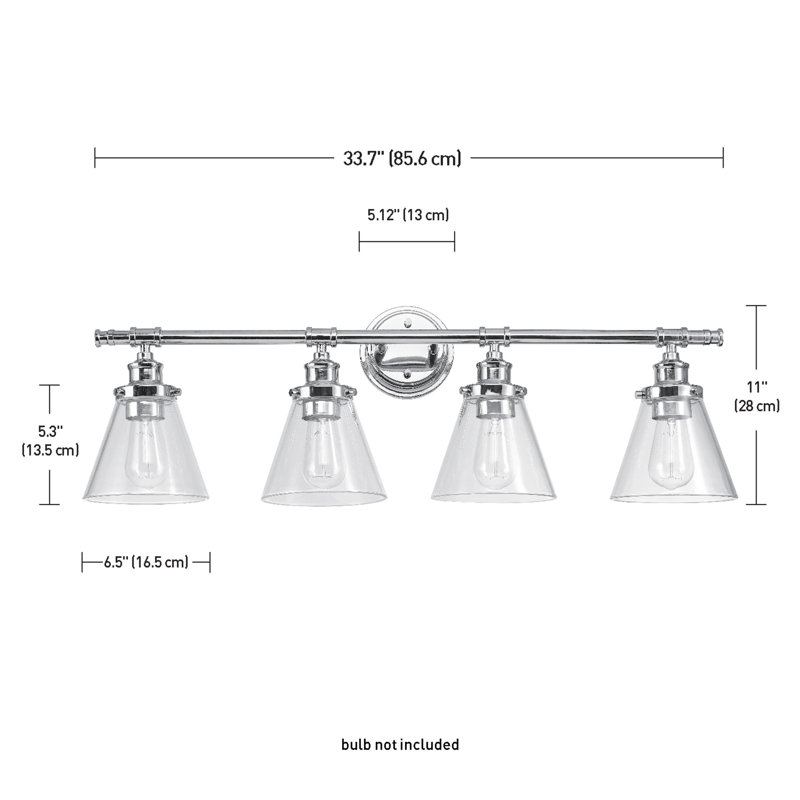 Thrailkill 4 - Light Dimmable Vanity Light