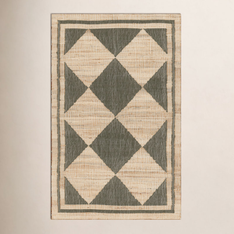 Erin Gates by Momeni Orchard Court Green Hand Woven Wool and Jute Area Rug 3'6" X 5'6", Rectangle 3'6" X 5'6"