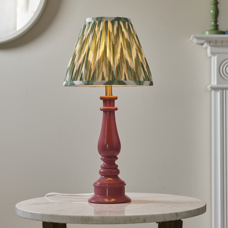 Myrtle Table Lamp, Costwold Green, 52cm H x 25cm W x 25cm D