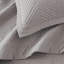 Ensemble de courtepointe en coton 3 pièces double / grand gris clair-134532986-134532984