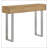 Harmony Natural and Silver 2-Drawer Console Table