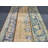 Vintage Wool Rug, 22.8x56.7 Inch Yellow Patchwork Rug