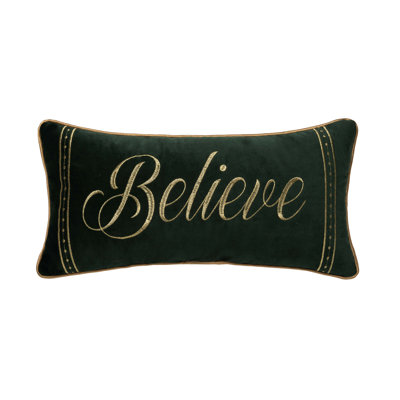 Gold Believe Pillow