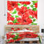 Tapisserie fleur hibiscus en polyester sans soudure avec accessoires suspendus inclus-28500589