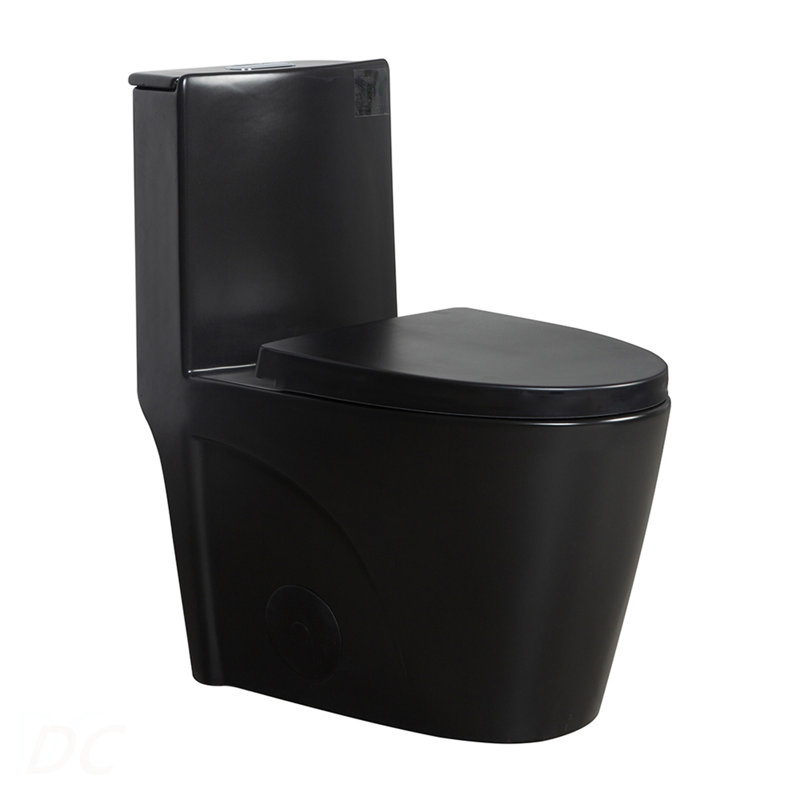 One-Piece Toilet, 1.1/1.60 GPF Water-Efficient Dual-Flush Elongated Comfort Height Floor Mounted, ADA Compliant Toilet with Soft Closing Seat Included