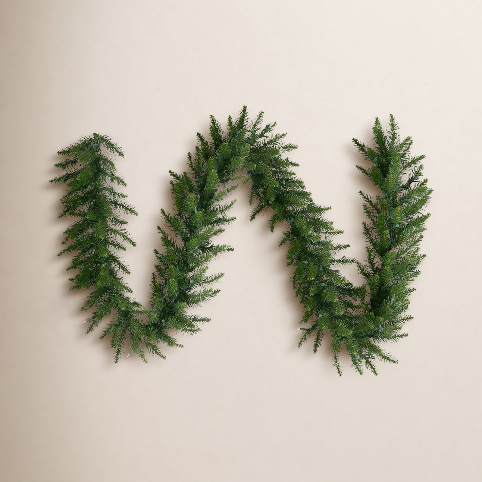 Peabody 600'' in. Faux Fir Garland