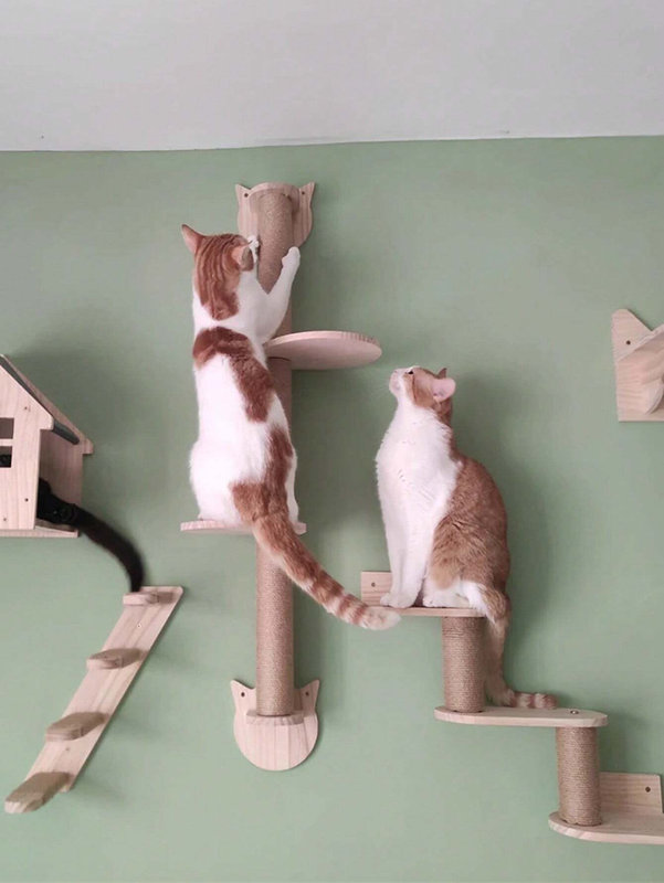 41In Cat Tree Scratching Post with 2 Perches