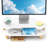 Monitor Stand Riser,2 Tier Corner Wood Monitor Stand Sturdy Computer Stand Multi-Purpose Desktop Storage Stand