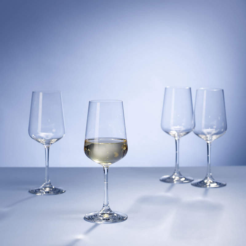 Villeroy & Boch Clear Crystal White Wine Glass Set of 4