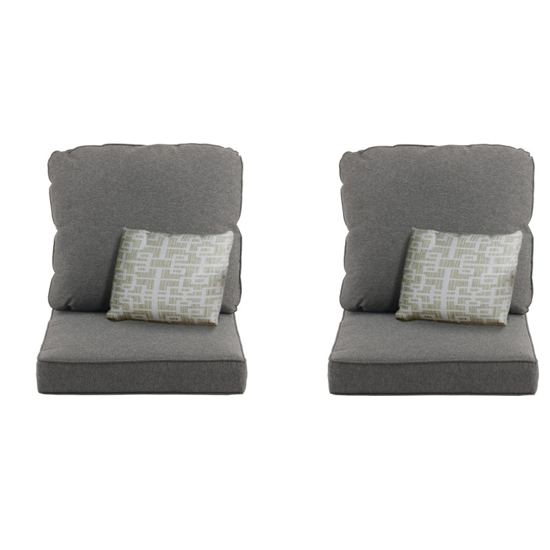 Outdoor 5'' Seat / Back Cushion, Dark Gray