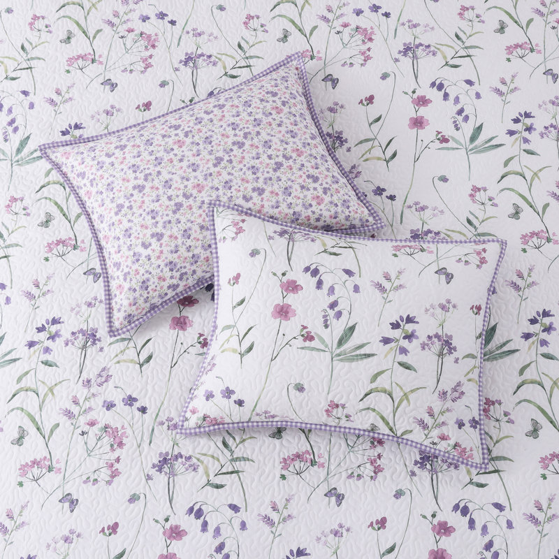 Nola Quilt Set Lilac, Full Quilt + 2 Standard Shams