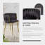 Chaise d'appoint rembourrée en velours Evanni-333893682-316044271
