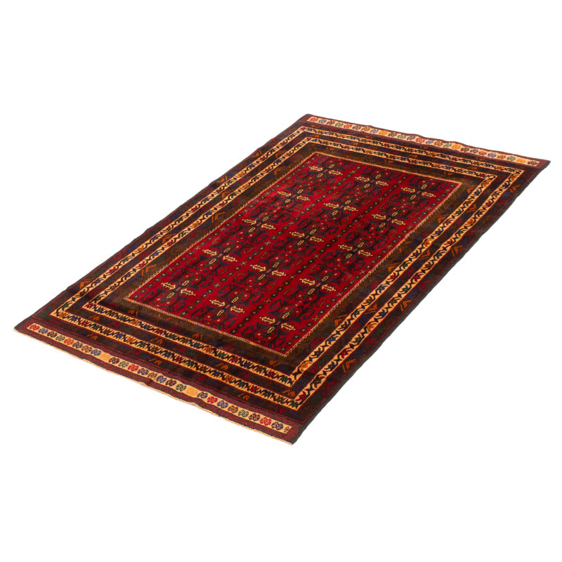 Teimani Red Rug 4'2" x 6'7"