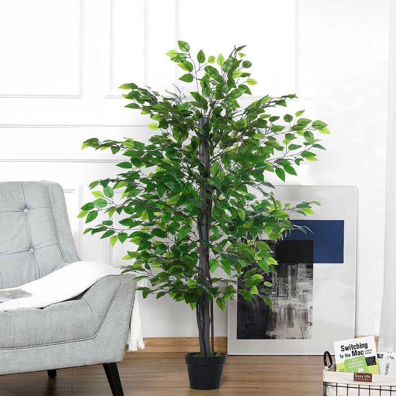 Ficus artificiel en pot 57 po