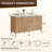 Siena 36" Single Bathroom Vanity with Grain White Engineered Stone Countertop without Mirror-1488835805-1488835779