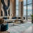 Machine Washable Blue Area Rug-1432478571