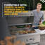 Coyote grills 32"W x 23" stainless grill Cart Only, grill sold separately 