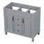 Meuble-lavabo 36 po sans lavabo supérieur, armoire seulement, armoire de rangement avec 2 portes à fermeture douce et 2 tiroirs-1942581614