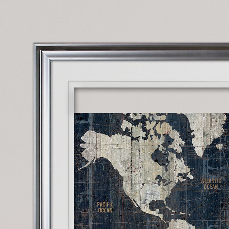 Old World Map - Picture Frame Print