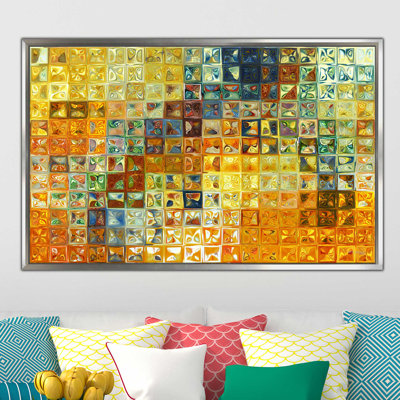 «Tile Art # 6 2012» par Mark Lawrence, reproduction d'art graphique sur toile