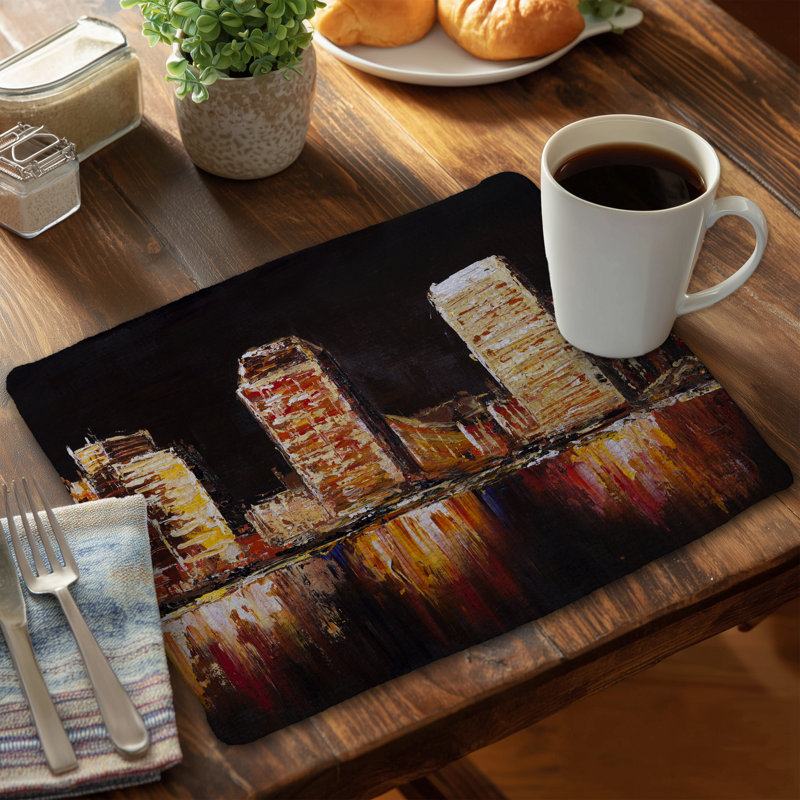 Napperon Cityscape Earth