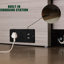 Grand lit convertible avec rangement, matelas en mousse et prise de charge, rangement efficace gris, pointe confortable