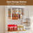 Chen Double Glazed Doors and Open Countertop Cabinets &Bookcase-1757535378