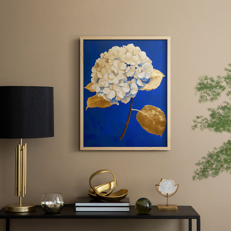 Impression encadrée FLORAL Series XC - bois massif, H 21 po x l 17 po