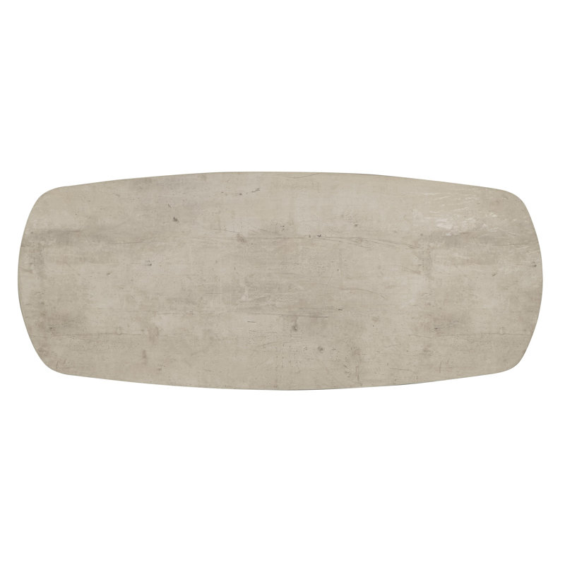 Angus 70" Reclaimed Wood Writing Desk In Concrete Gray
