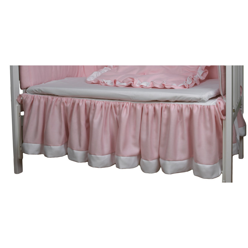 Jupe de lit de bébé Dehaan, Rose