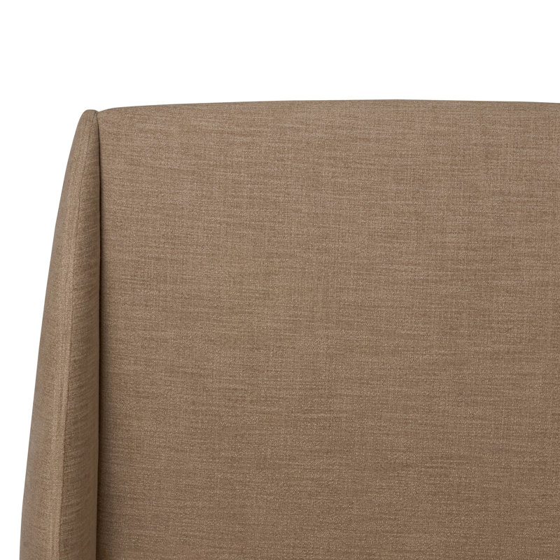 Maeve Upholstered Wingback Bed, King, Laken Taupe