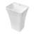 24'''' Streamline K-1121-24 Solid Surface Resin Freestanding Basin