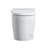 Tankless Smart Toilet With Bidet Built In, One-piece Bidet Toilet Seat, Auto Flush,Heated Seat, Warm Water and Dry, Adjustable Temp,Remote Control Side Know