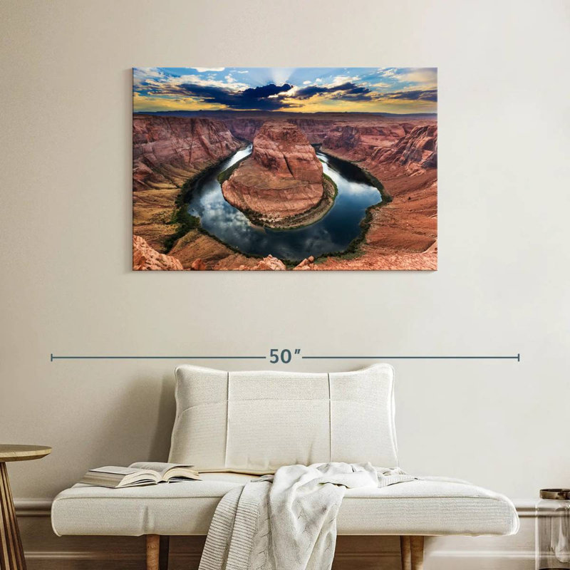 Alvord Horseshoe Bend, Arizona, H 26 po x l 39 po