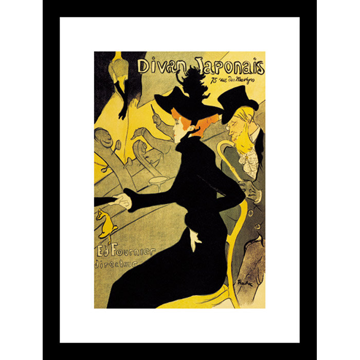 Vault W Artwork 'Divan Japonais' by Henri de Toulouse-Lautrec Print ...