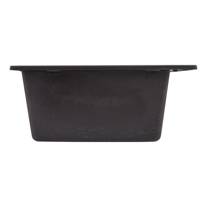 Algren 33" L Undermount Kitchen Sink, Midnight Black