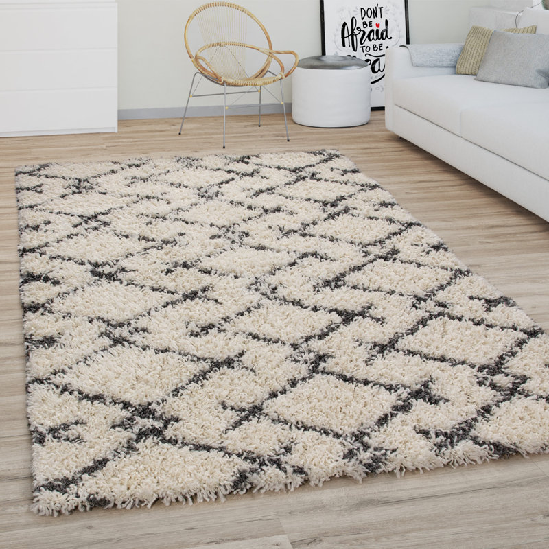 Lowall Geometric Area Rug, Round 120cm