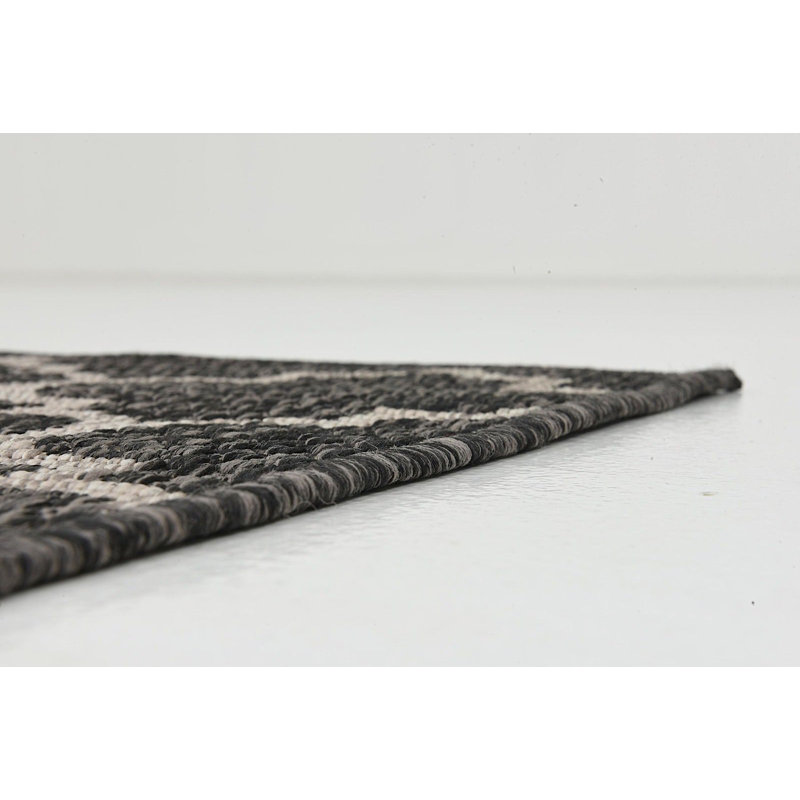 Tapis d'extérieur couleur gris anthracite, Rectangle 7 pi x 10 pi