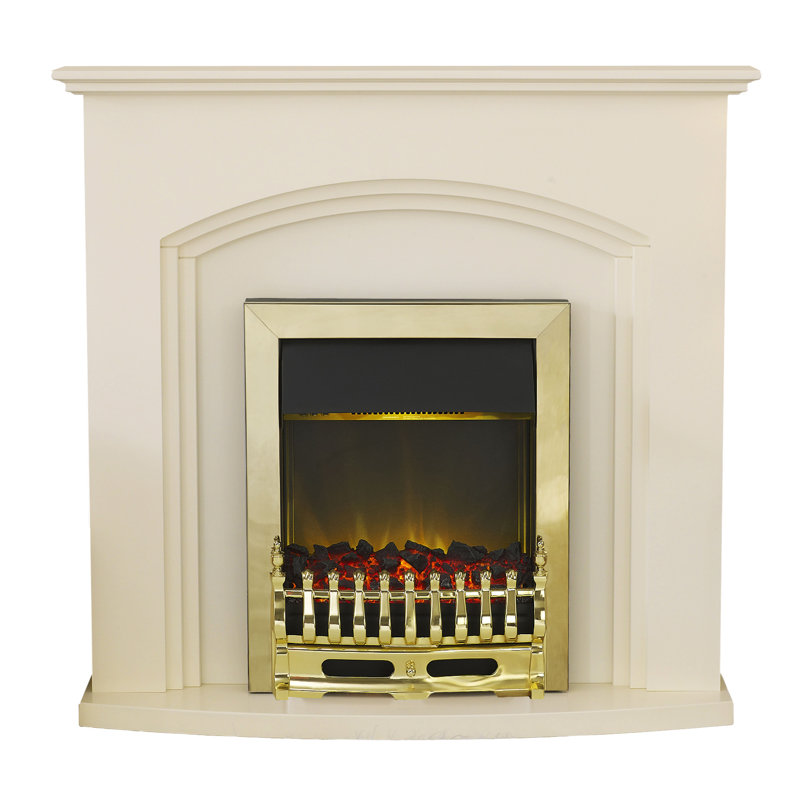 Truro Adam 50.7 cm W Electric Fireplace with 6824.28 BTU