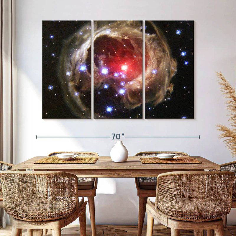 Oberle Crab Nebula, 42" H x 65" W