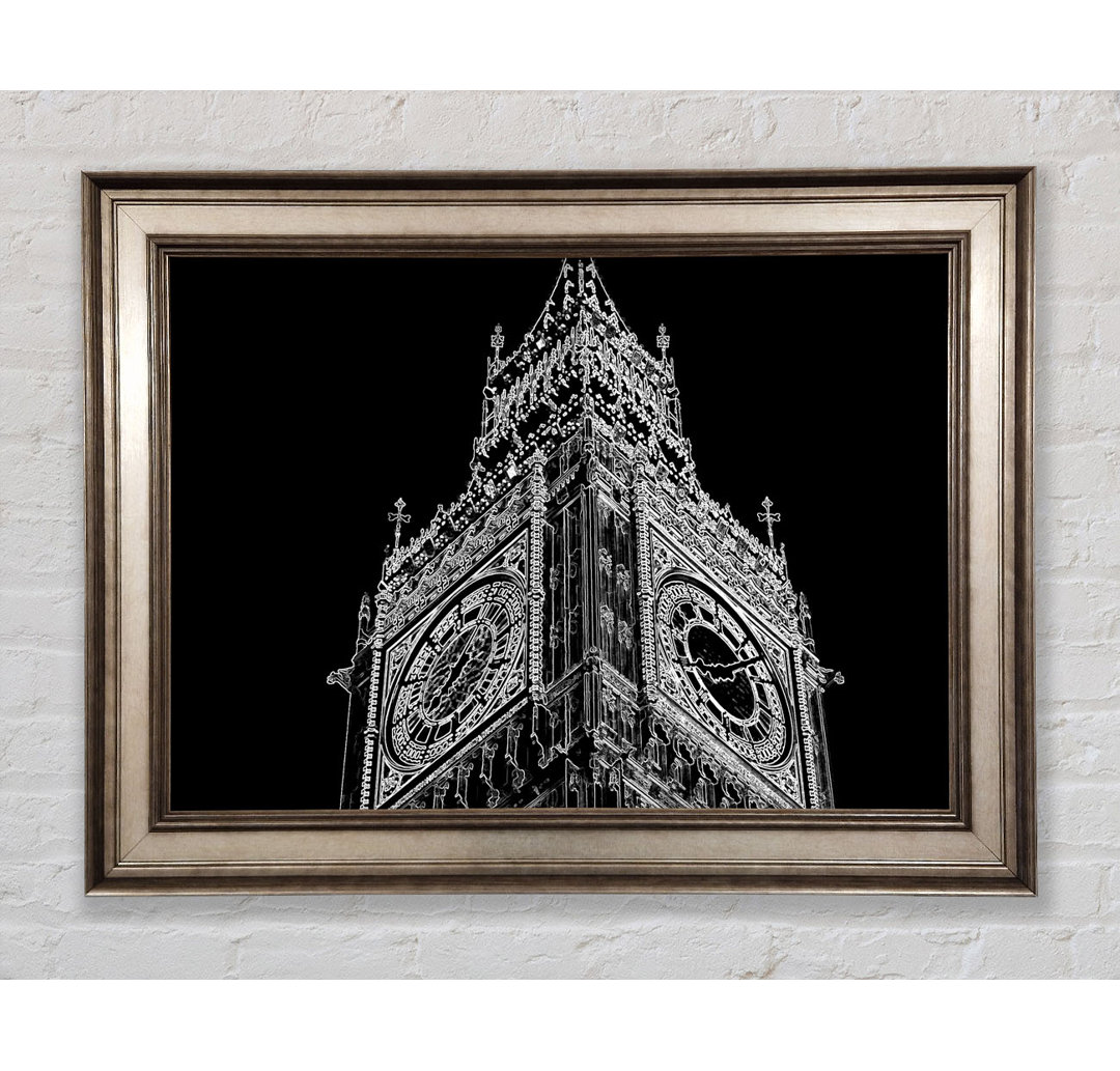 Gerahmtes Leinwandbild London Big Ben Framed Print