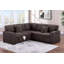 Coussin de salon modulaire réversible de style moderne avec rangement escamotable 3 pièces