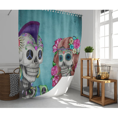 Graidy Abstract Shower Curtain