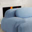 Canapé d'angle modulaire en velours côtelé en forme de U de 295 cm (116 po), avec assises profondes, mousse 32D et sans assemblage, bleu ciel-860751189