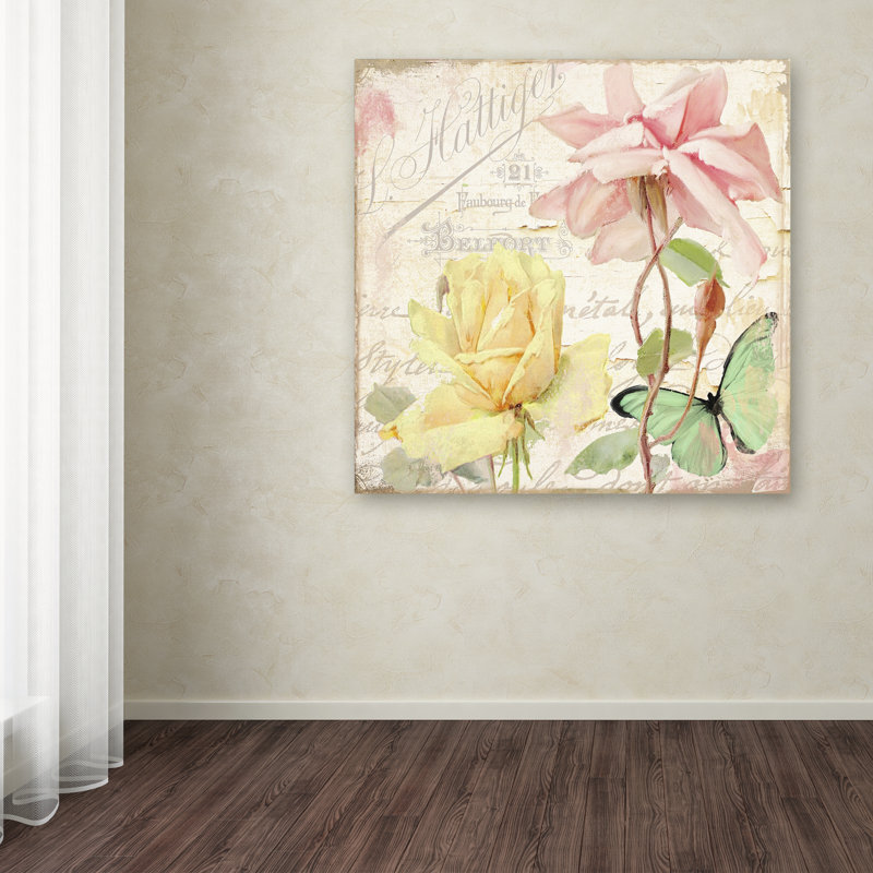 «Florabella IV» par Jadaya, impression sur toile tendue, H 18 po x l 18 po x P 2 po