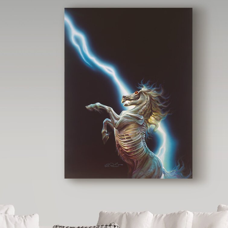 'Ghost Rider' Graphic Art Print on Wrapped Canvas