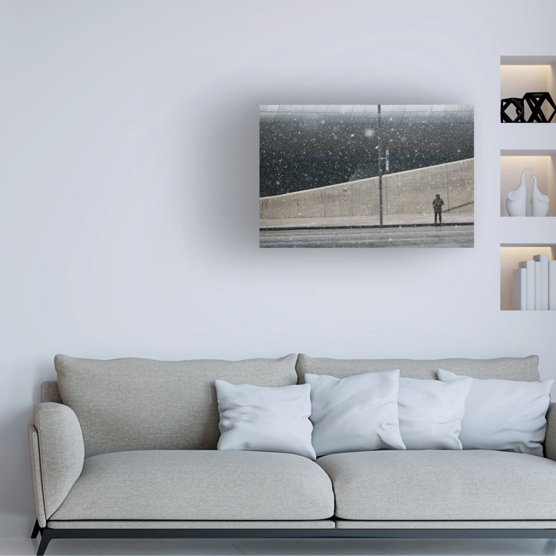Bolog HAN Dong Hee Waiting Canvas Art, 22" H x 32" W