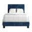 Lit tapissier en velours Pravesh-515526490-515526491