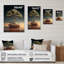 Bonsai Tree on Sand I - Impression sur toile-86492829-86492833