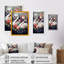 «Cute Swans Floral Art I», art mural sur toile-637749691-637749690